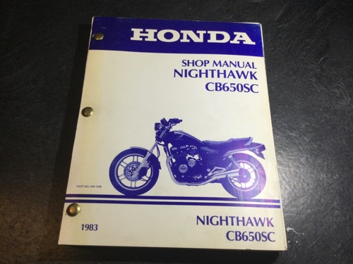 Official 1983 honda cb650sc - 1983,