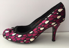 Red Level Womens Purple Raindrop High Stiletto Heel Business Event Shoes UK 3 VG