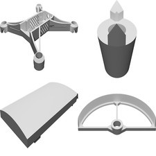 Micro Quadcopter Frame for