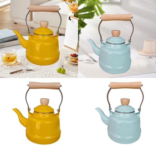 Enamel tea kettle milk - kettle, warmer