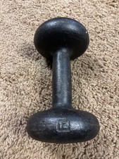 Vintage Ivanko 12 lb dumbbell