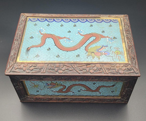 Antique chinese cloisonne - antique,