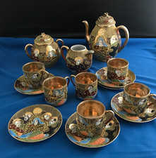 Hand Painted Genuine Samurai China Tea Set- Goddess & Immortals (Foreign, Japan)