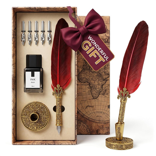 Quill pen and - quill, 5