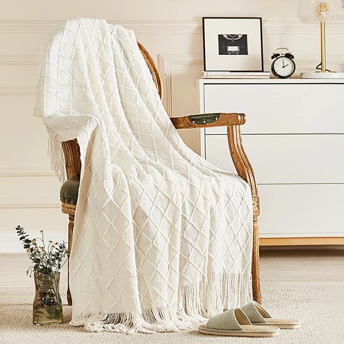 Knitted throw blanket for - knitted,
