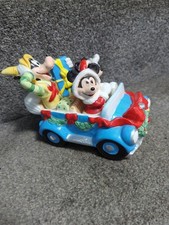 Schmid Disney Collectibles Home For The Holidays Mickey And Minnie Mouse Goofy