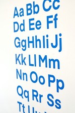 Alphabet Wall Art Vinyl Decals
