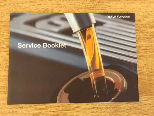 New bmw service - service, book