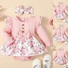 Girls Newborn Baby Ribbed