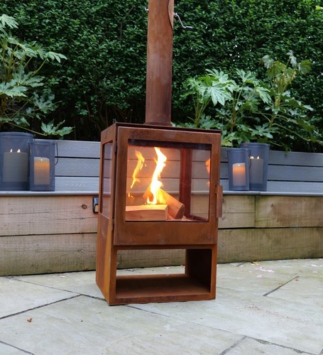 Woodford garden woodburning - garden,