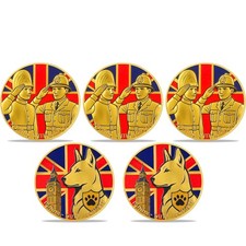 5Pcs UK Guard Dog Police