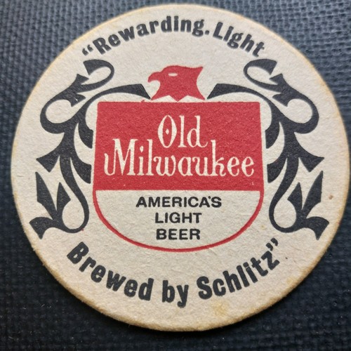 Schlitz beer mat - , usa