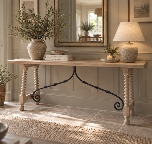 Bespoke spanish styled console - styled,