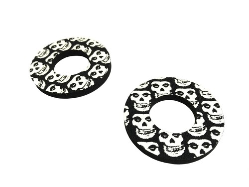 Black skull donuts thumb - black,