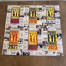 Private Eye Annuals Collection 2017 2019 2020 2021 2022 2023 Ian Hislop