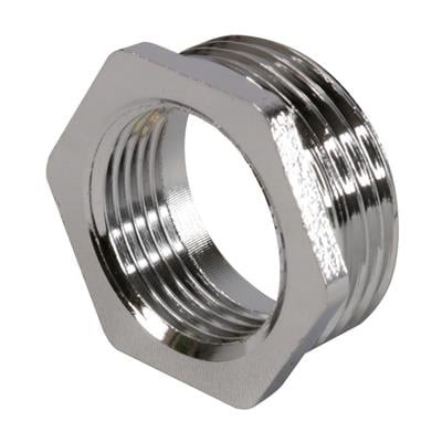 Chrome plated brass reducing - chrome,