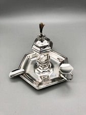 ART DECO STERLING SILVER TABLE
