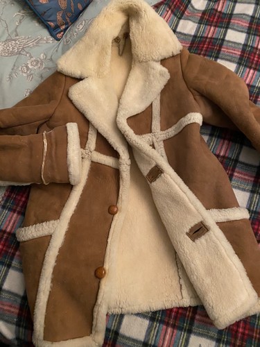 Real sheepskin coat shearling - real,