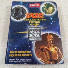 Vintage 1996 Walkers Tazo Star Wars Collector's Force Pack Complete Set Of 50