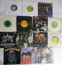 Lot: 14 X 7"  Hard Rock Vinyl