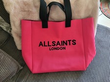 Allsaints Large Pink Tote Bag