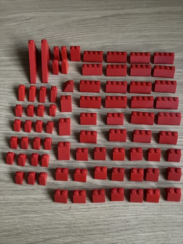 Lego red slope roof - lego, x