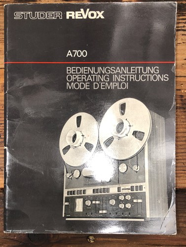Studer revox model a700 - , a-700