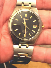 Seiko Kinetic auto relay  Men's Watch - 5J32-0Af0 (new capacitor battery fitted)