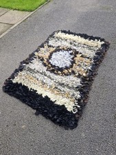 Vintage Clip Rag Rug