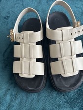 FitFlop Ladies Cream Leather