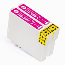2 Compatible T0713 Magenta Ink