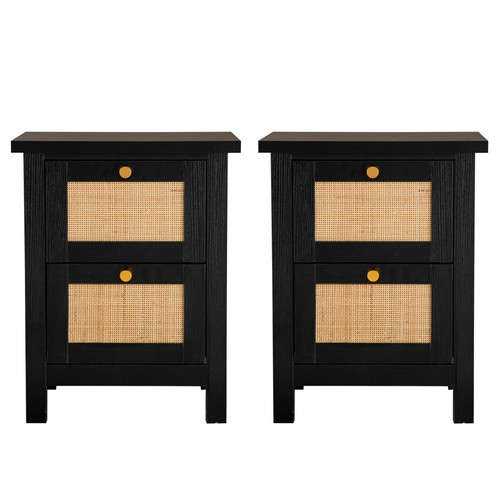 Small bedside table pair - bedside,
