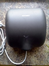 Hand Dryer Heavy Duty Electric Dryer Matt Black Anydry 2800
