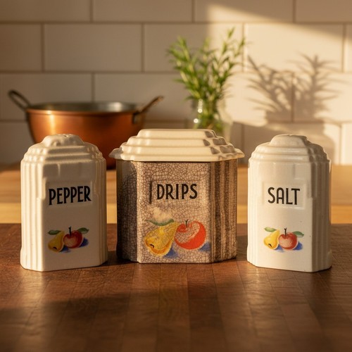Salt pepper shakers drips - shakers,