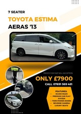 2013 Toyota Estima 2.4L AERAS Petrol Automatic READ DESCRIPTION