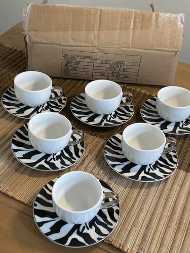 Vintage set six porcelain - set,
