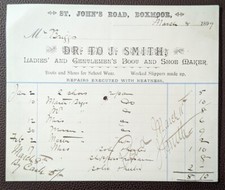 1899 J. Smith Boot and Shoe
