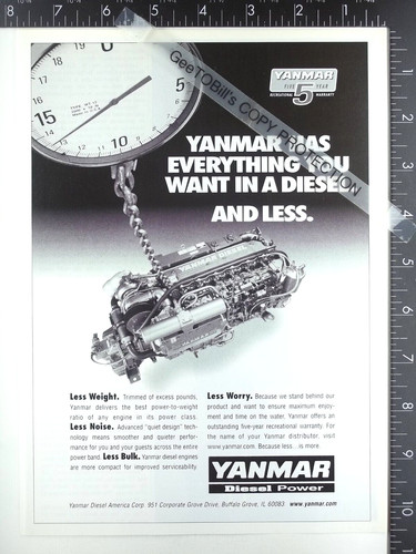 1999 advertising for - 1999, yanmar