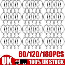 60-180PCS Metal Curtain Rings 30mm Metal Curtain Pole Rings With Eyelet UK STOCK