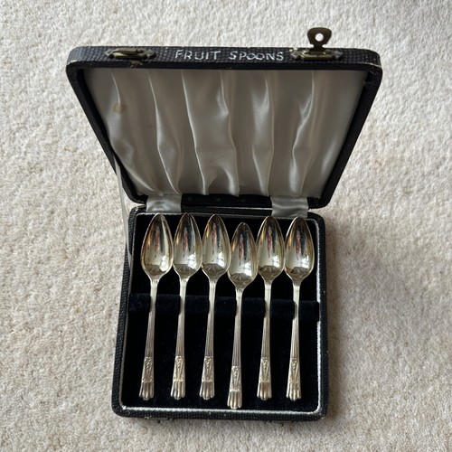 Vintage fruit spoons - fruit,