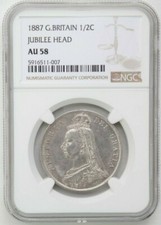 1887 Great Britain 1/2 Crown