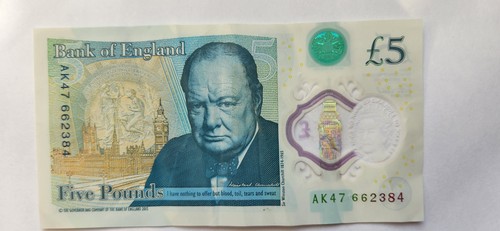 Ak47 polymer note - £5,