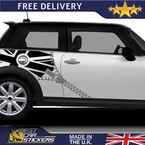 For mini cooper flag zipper - mini,