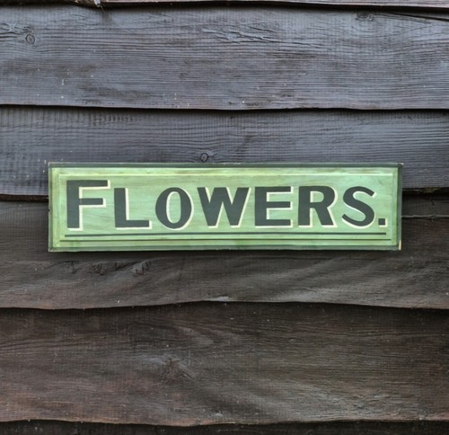 Lovely large wooden flowers - large,