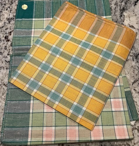 Pair vintage check - of,