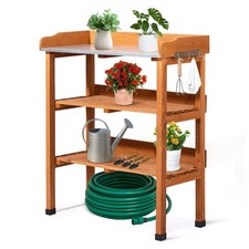 Garden 3 Tier Wooden Staging