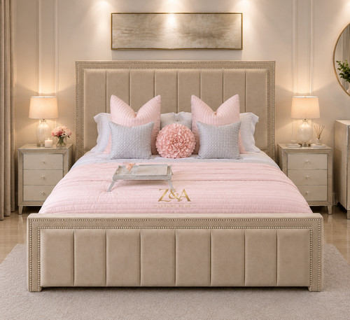 Elara bed frame - hb, slates