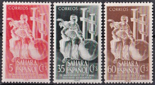 Spanish sahara stamps 1953 - spanish,