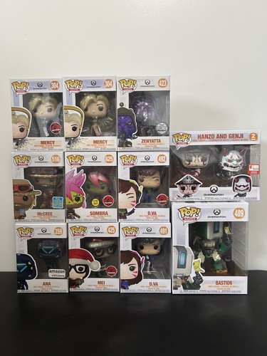 Overwatch funko pop lot see - pop, {see
