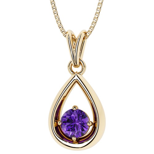 Oravo amethyst teardrop halo - oravo,
